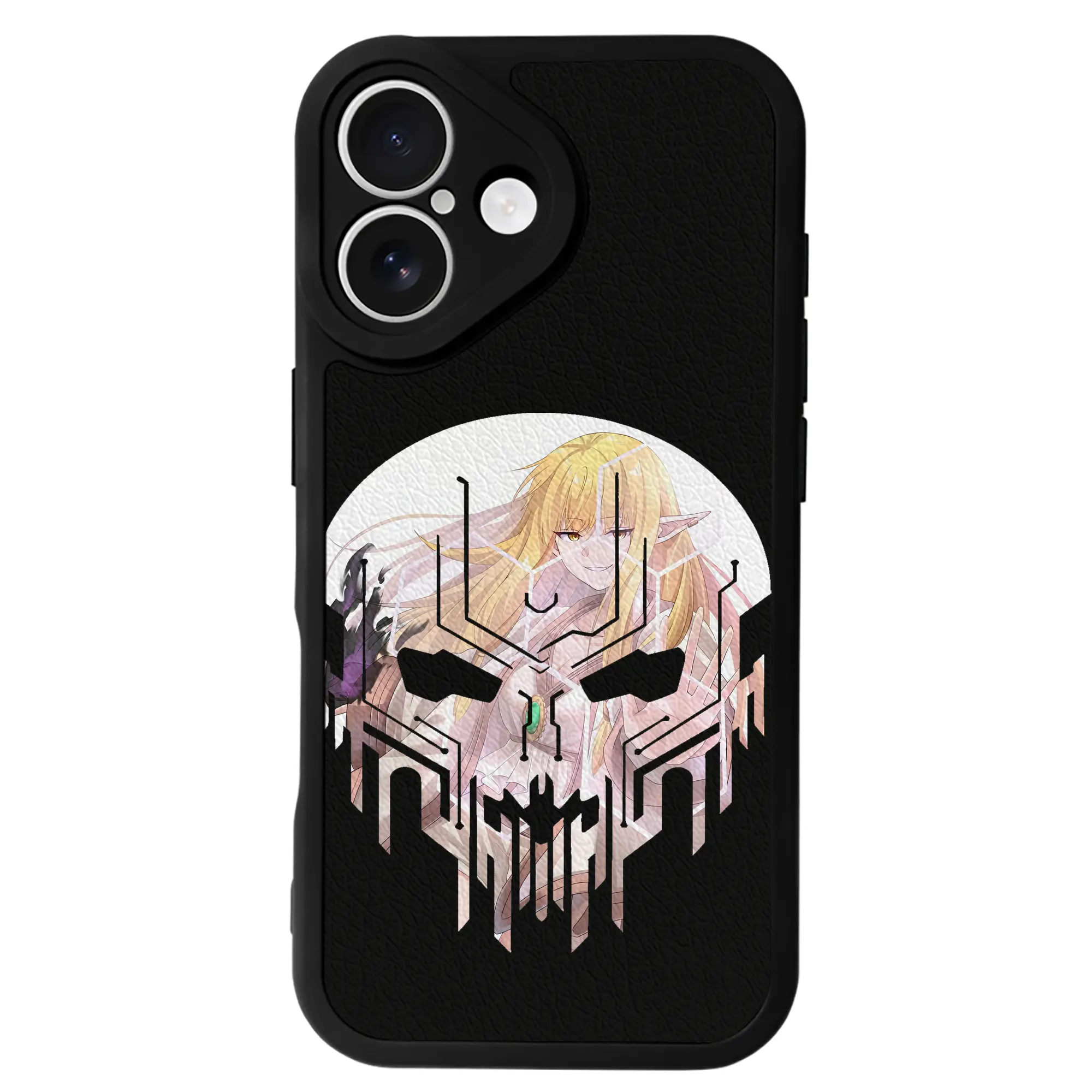 葬送のフリーレン（Frieren） グッズ,ゼーリエ（Serie） - IPhone 16シリーズ対応 ・ シリコンスマホケース ・ レザー調 ・ 高精度フィット ・ 耐衝撃 ・ ワイヤレス充電対応 ・ 精密カット